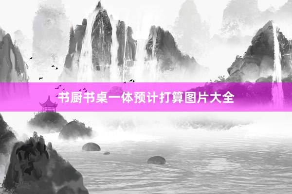 书厨书桌一体预计打算图片大全